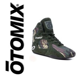 Ōtomix Stingray camo high top wrestling shoes 12M / 13.5F